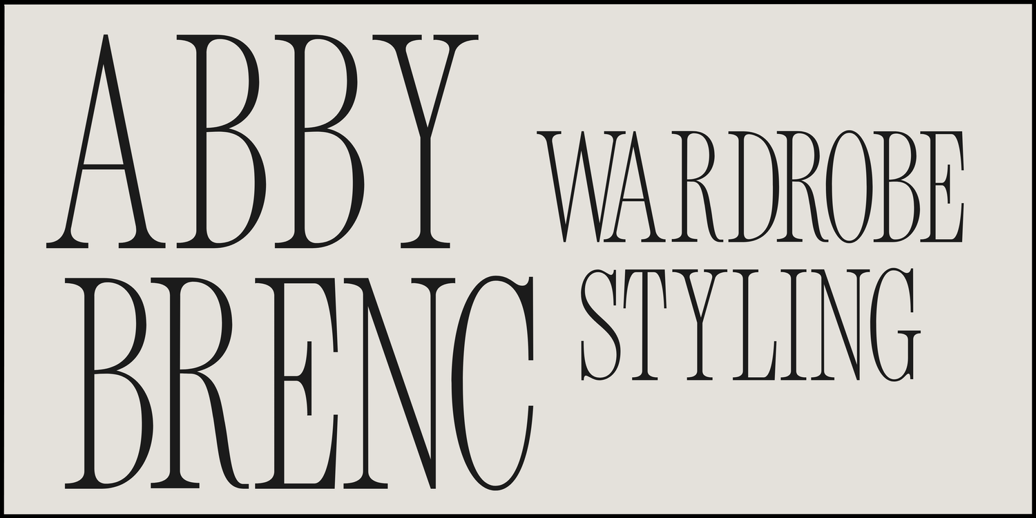 Abby Brenc Wardrobe Styling