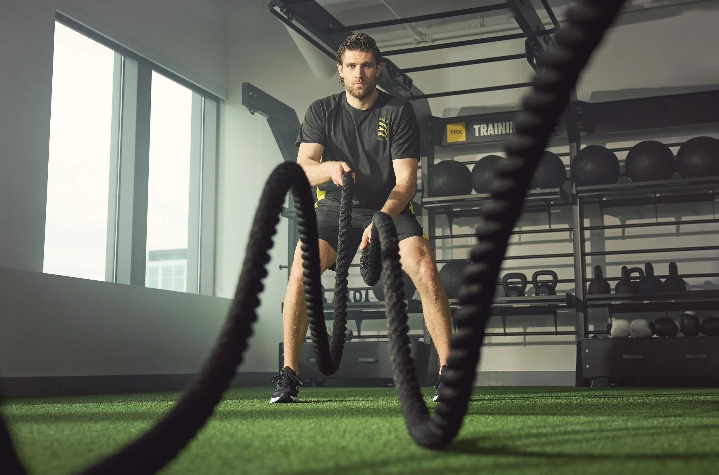 Leon Draisaitl for Puma, shot by Dave Salafia