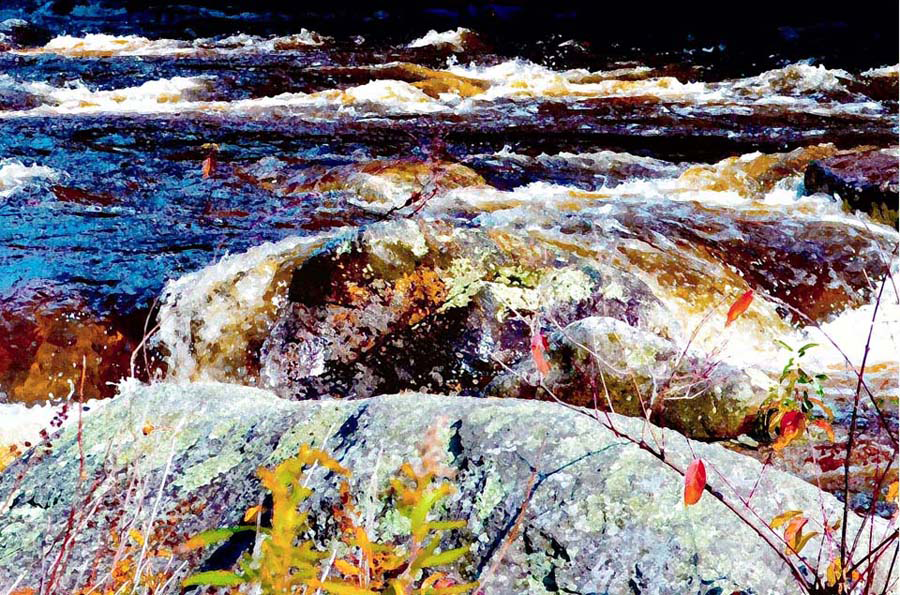 Mountain Stream Rapids