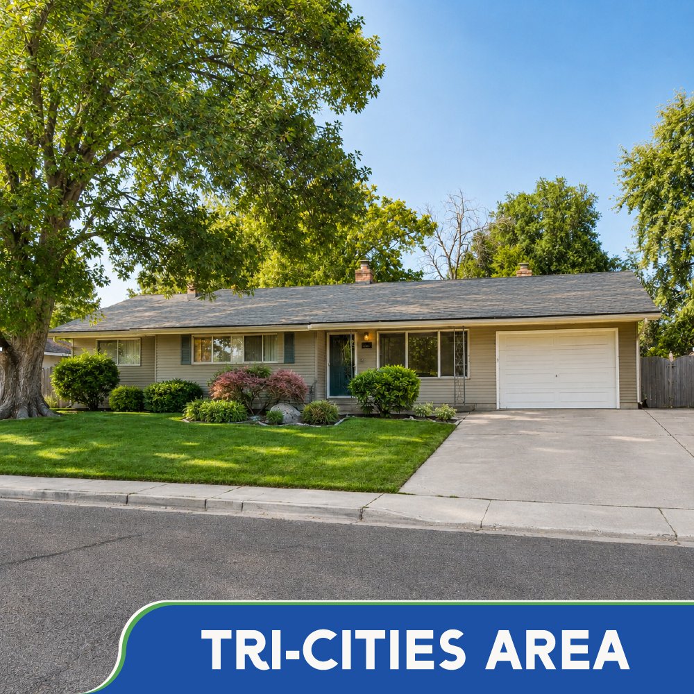 Image of a home in the Tri-cities washington area showing energy pro insulation office coverage.