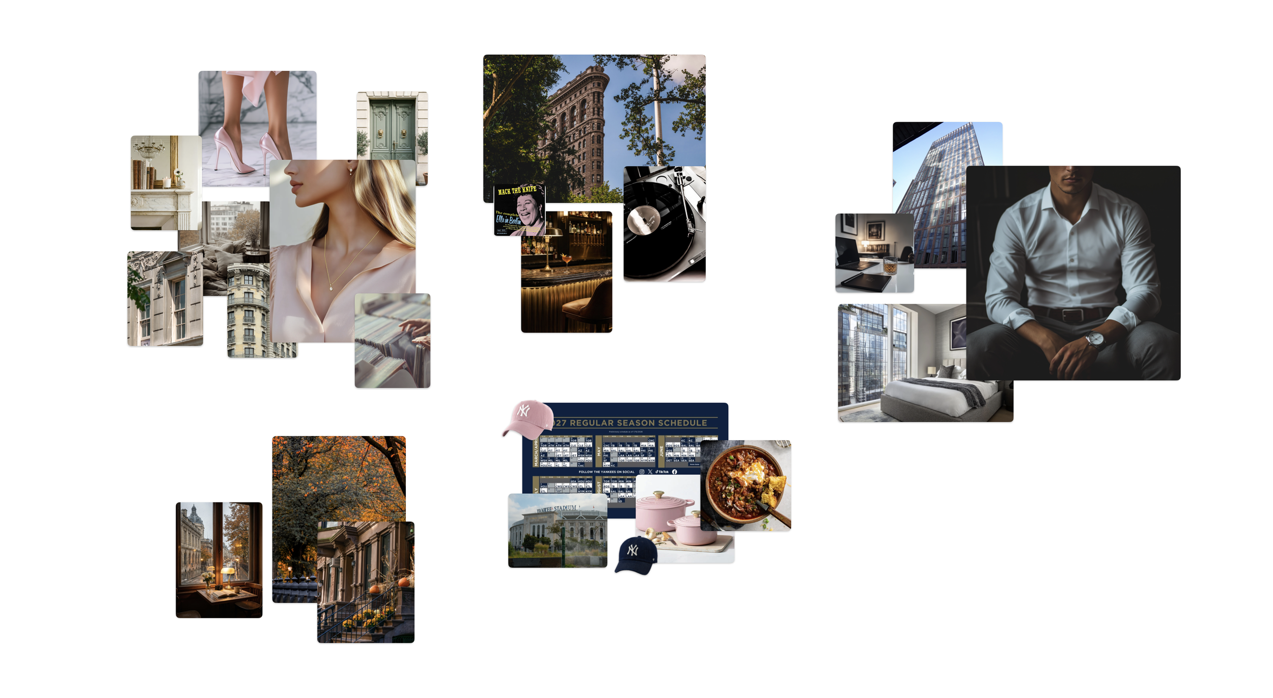 Screenshot of Novel Mood Board for Isn't It Romantic by Lauren Layne