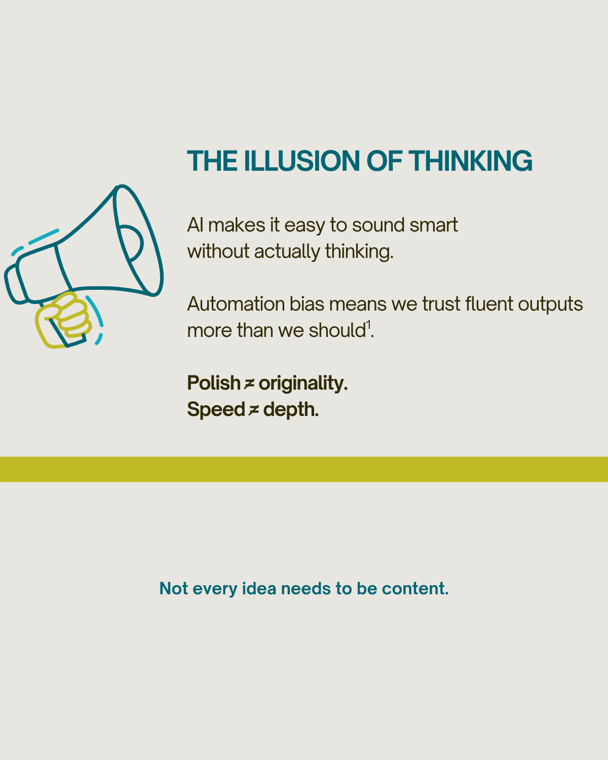 Are Thoughts as Valuable as They Used to Be?