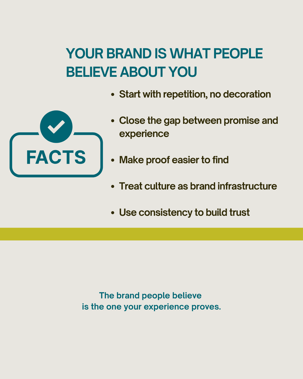 Your Brand Isn’t What You Say It Is