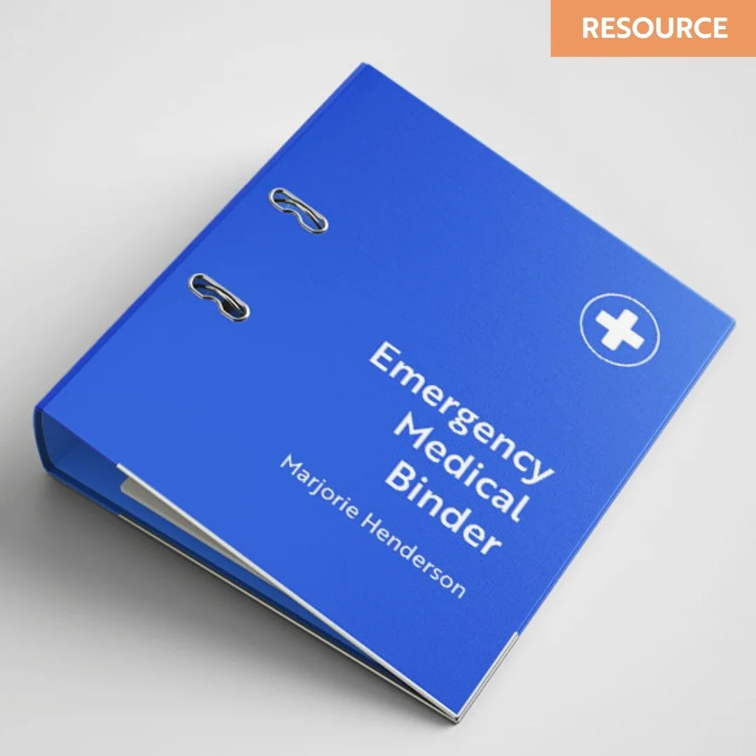 Emergency Medical Binder