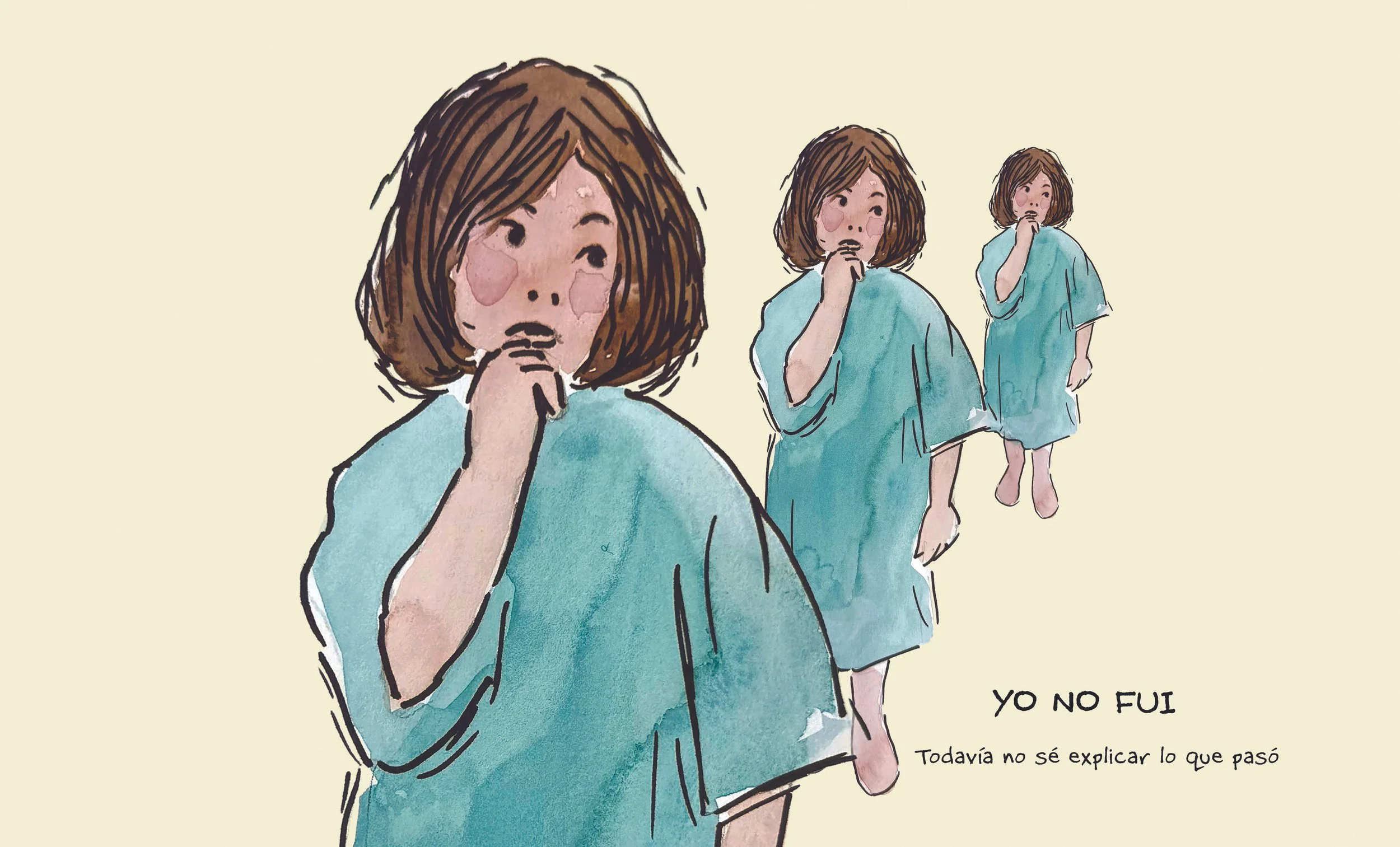 Editorial Illustration for the Manuscript "Te menti" - "I lied to you"
