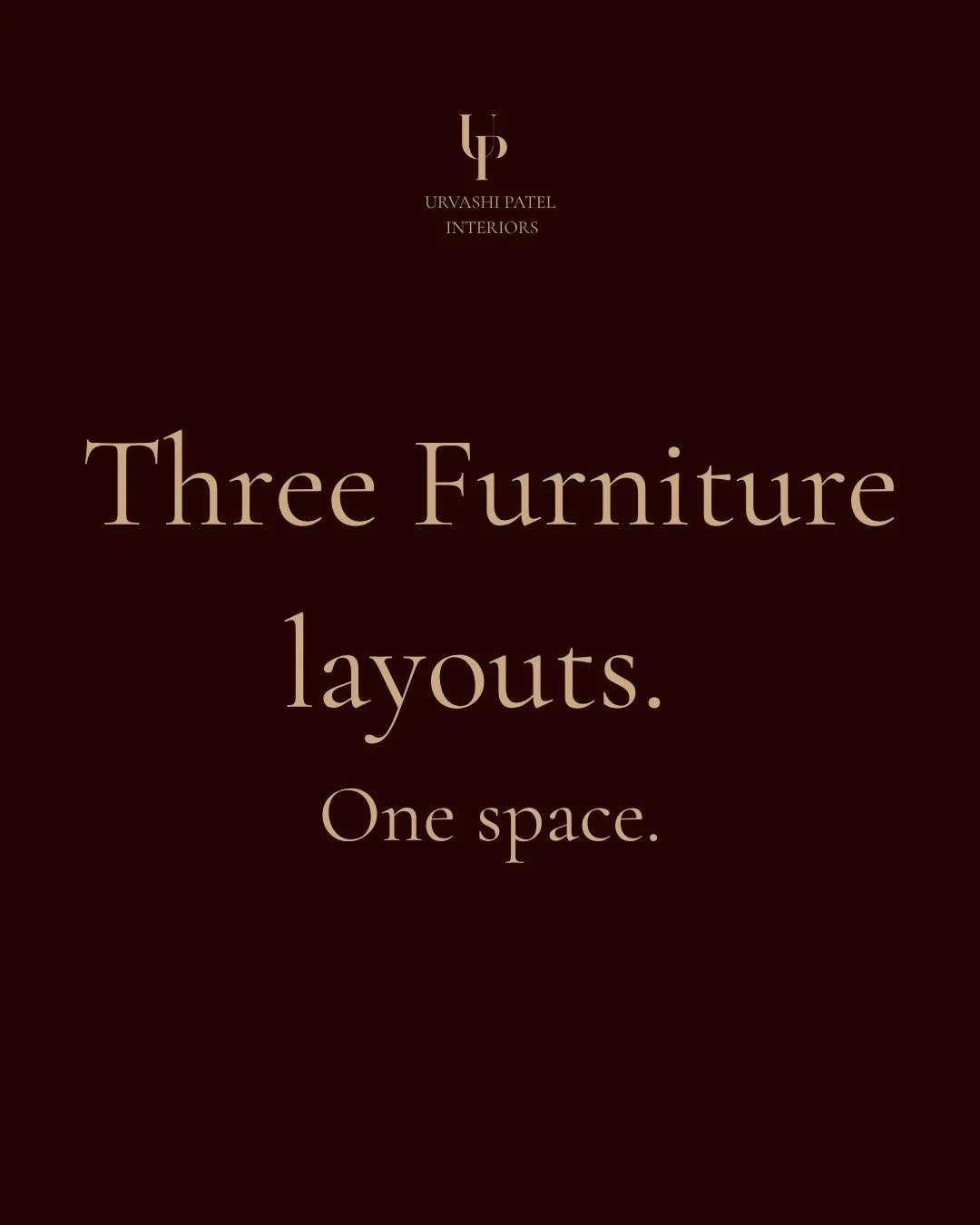 Space planning is not about where the furniture fits. it is about how the space feels to move through.

These are three furniture layout options for the same open-plan ground floor. Same room. Same dimensions. Three entirely different experiences of 