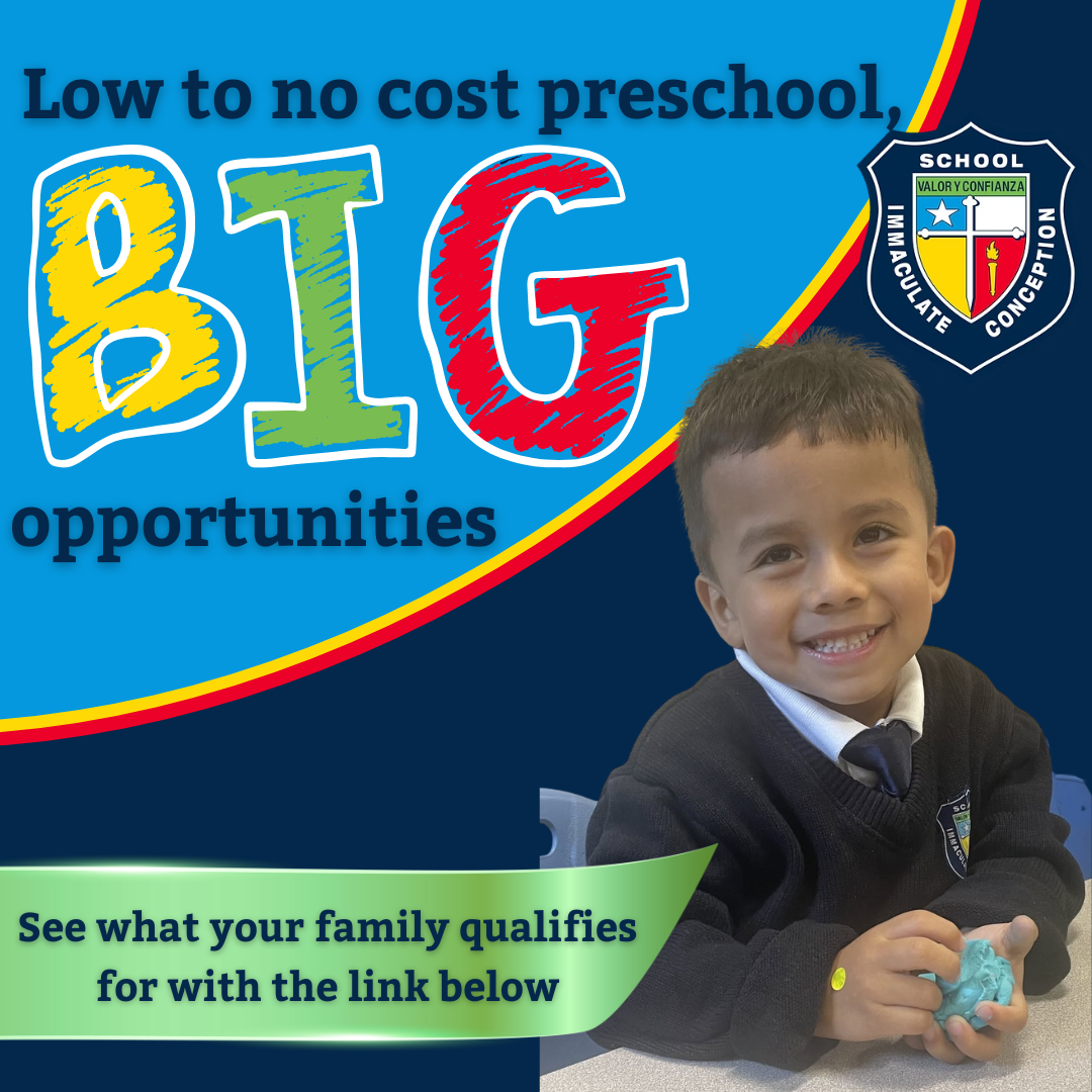 Immaculate Conception is a small Catholic school located in South Chicago.  I manage their Facebook account, where I capture content and design, schedule, and post social media graphics.  Since I began working with Immaculate Conception and managing 