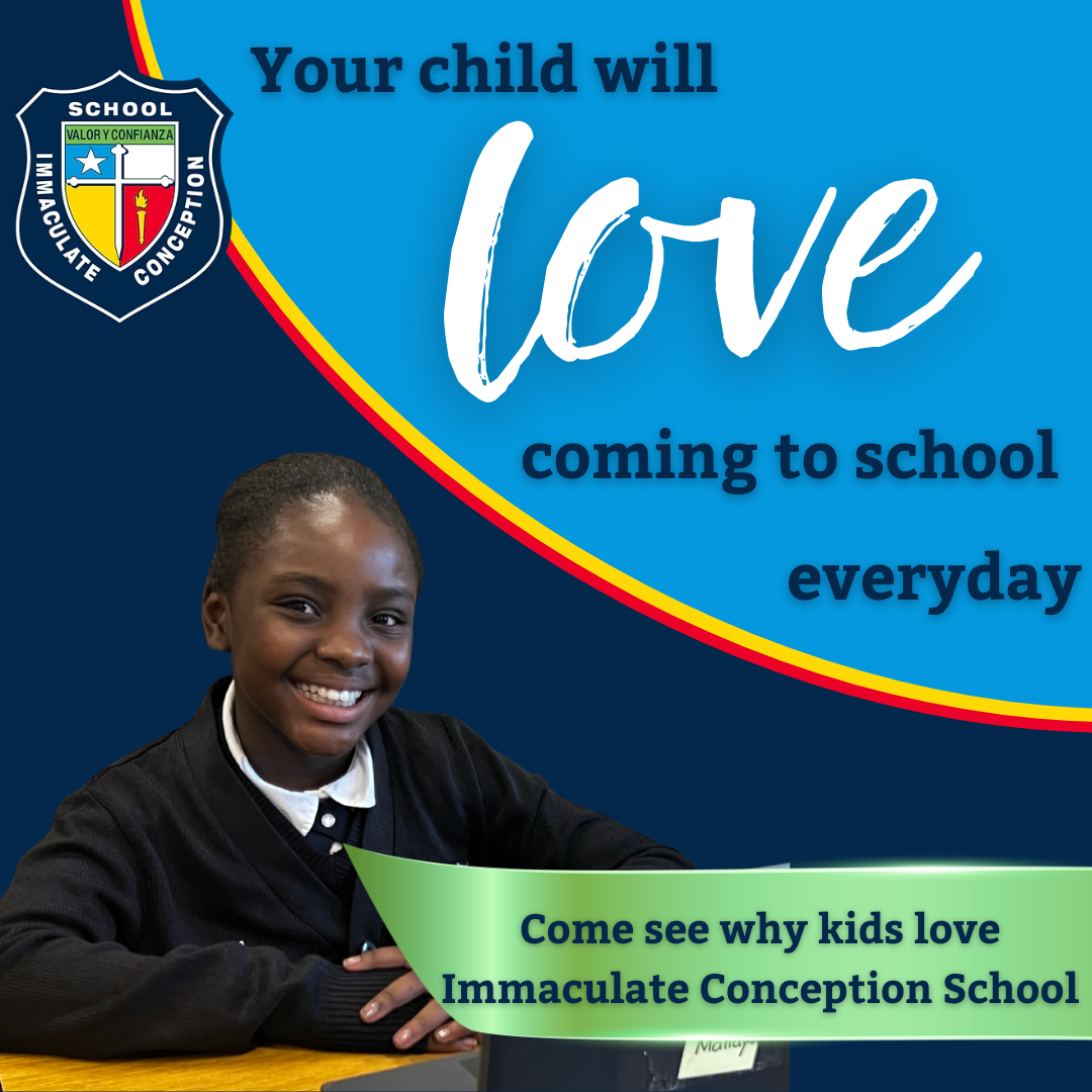 Immaculate Conception is a small Catholic school located in South Chicago.  I manage their Facebook account, where I capture content and design, schedule, and post social media graphics.  Since I began working with Immaculate Conception and managing 