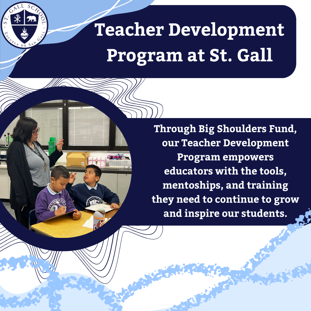 St. Gall is a small Catholic school located in Gage Park, Chicago.  I manage their Facebook and Instagram accounts, where I capture content and design, schedule, and post social media graphics.  Since I began working with St. Gall and managing their 