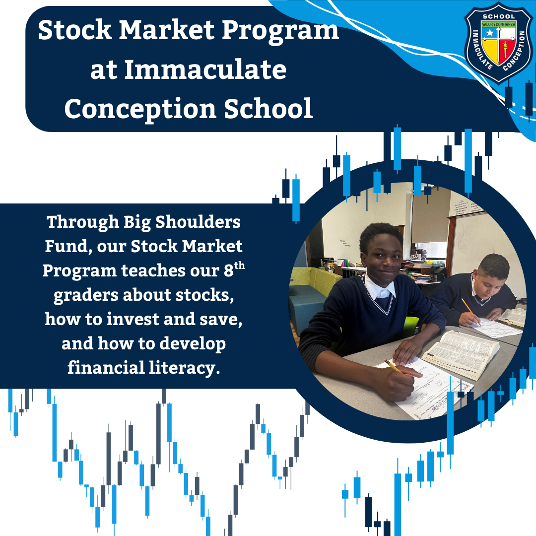 Immaculate Conception is a small Catholic school located in South Chicago.  I manage their Facebook account, where I capture content and design, schedule, and post social media graphics.  Since I began working with Immaculate Conception and managing 