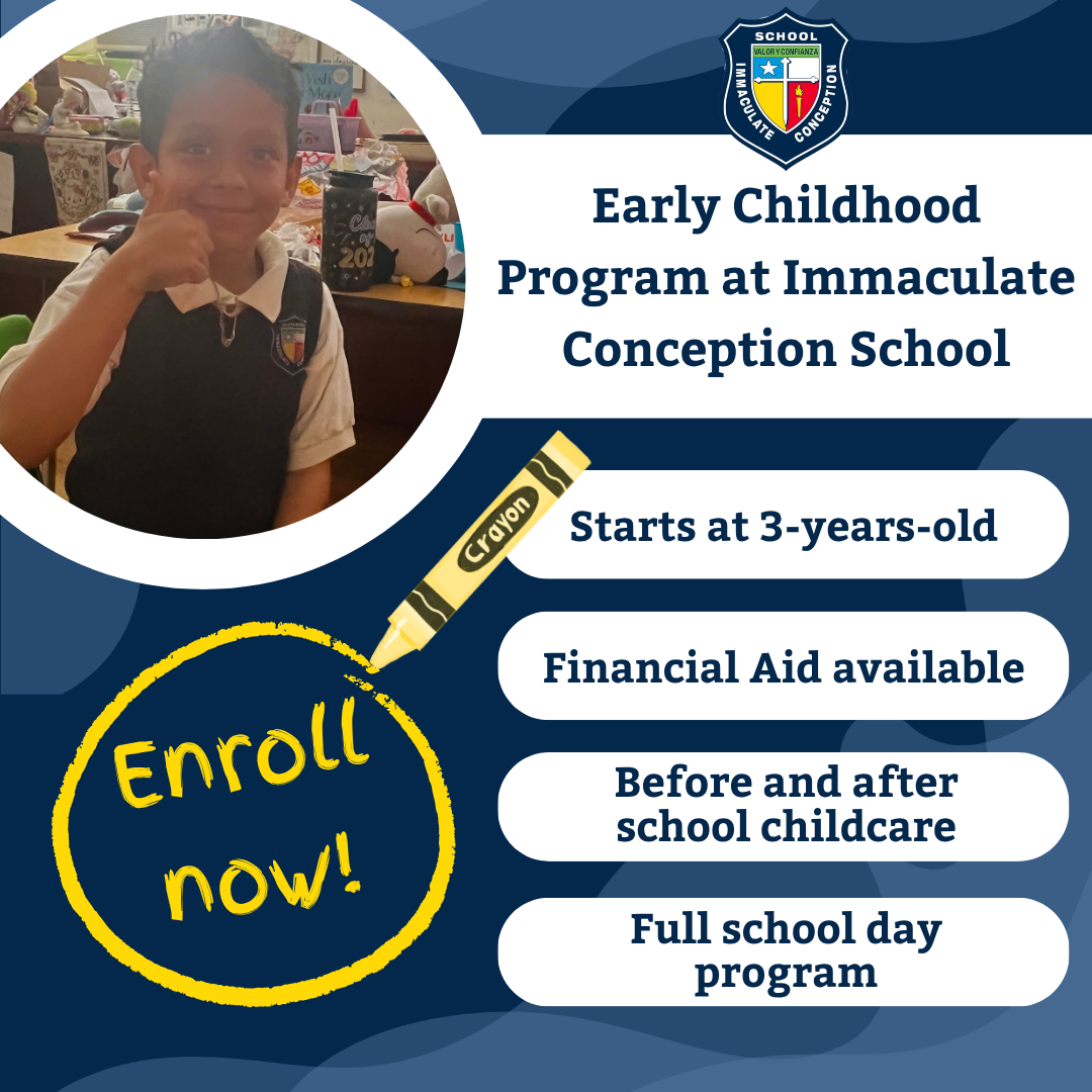 Immaculate Conception is a small Catholic school located in South Chicago.  I manage their Facebook account, where I capture content and design, schedule, and post social media graphics.  Since I began working with Immaculate Conception and managing 