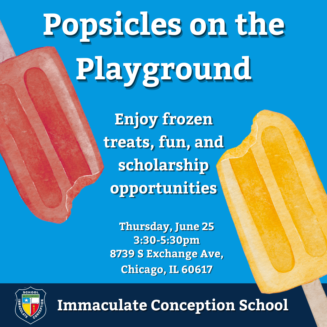 Immaculate Conception is a small Catholic school located in South Chicago.  I manage their Facebook account, where I capture content and design, schedule, and post social media graphics.  Since I began working with Immaculate Conception and managing 