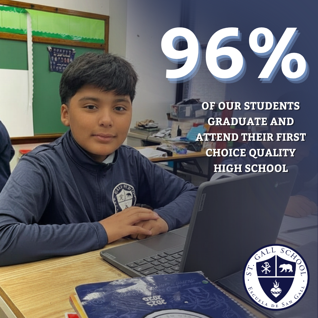 St. Gall is a small Catholic school located in Gage Park, Chicago.  I manage their Facebook and Instagram accounts, where I capture content and design, schedule, and post social media graphics.  Since I began working with St. Gall and managing their 