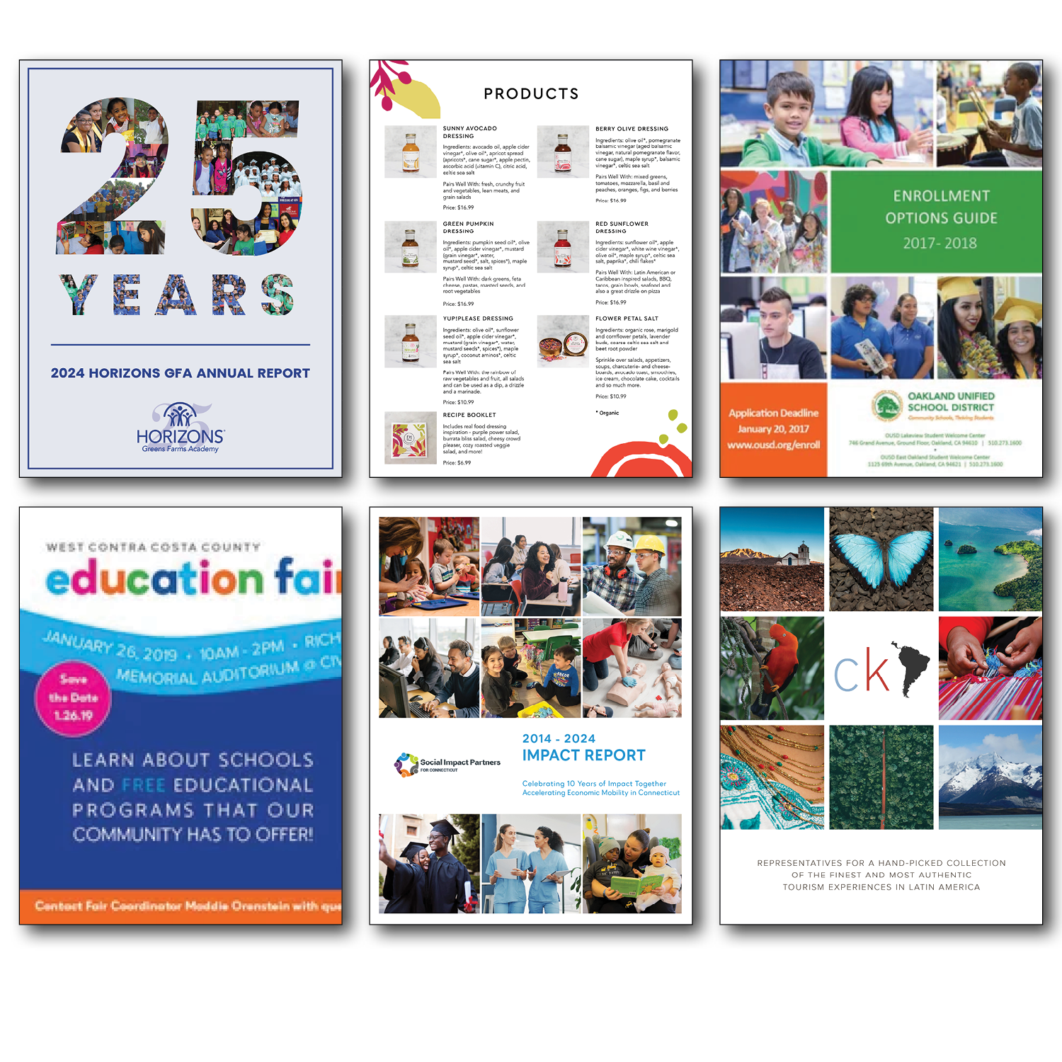 Images of Marketing Collateral