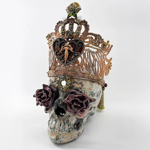 My Selfie metal enamel sculpture delia dante