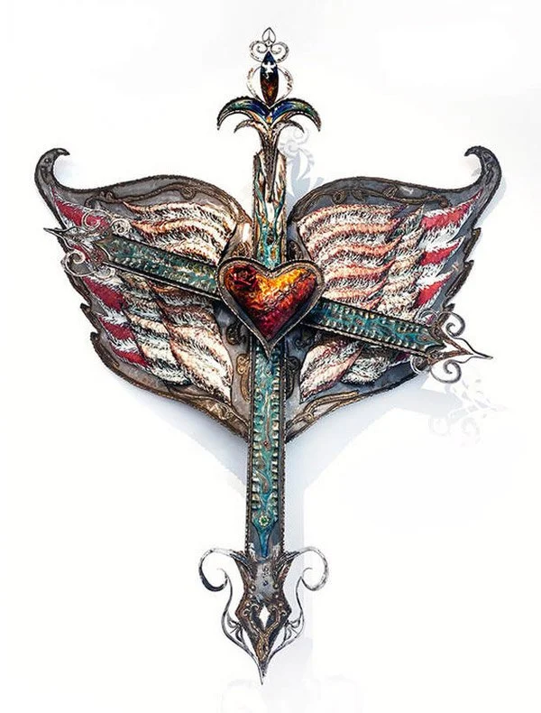 delia dante ascension wall sculpture