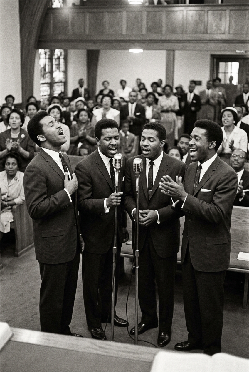 Psalm Songs gospel quartet artwork