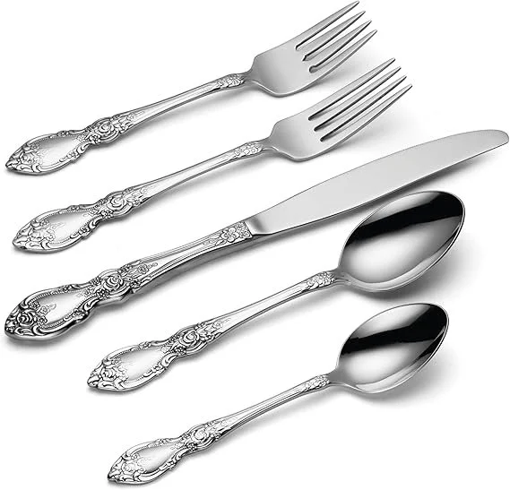 Silver Floral Cutlery