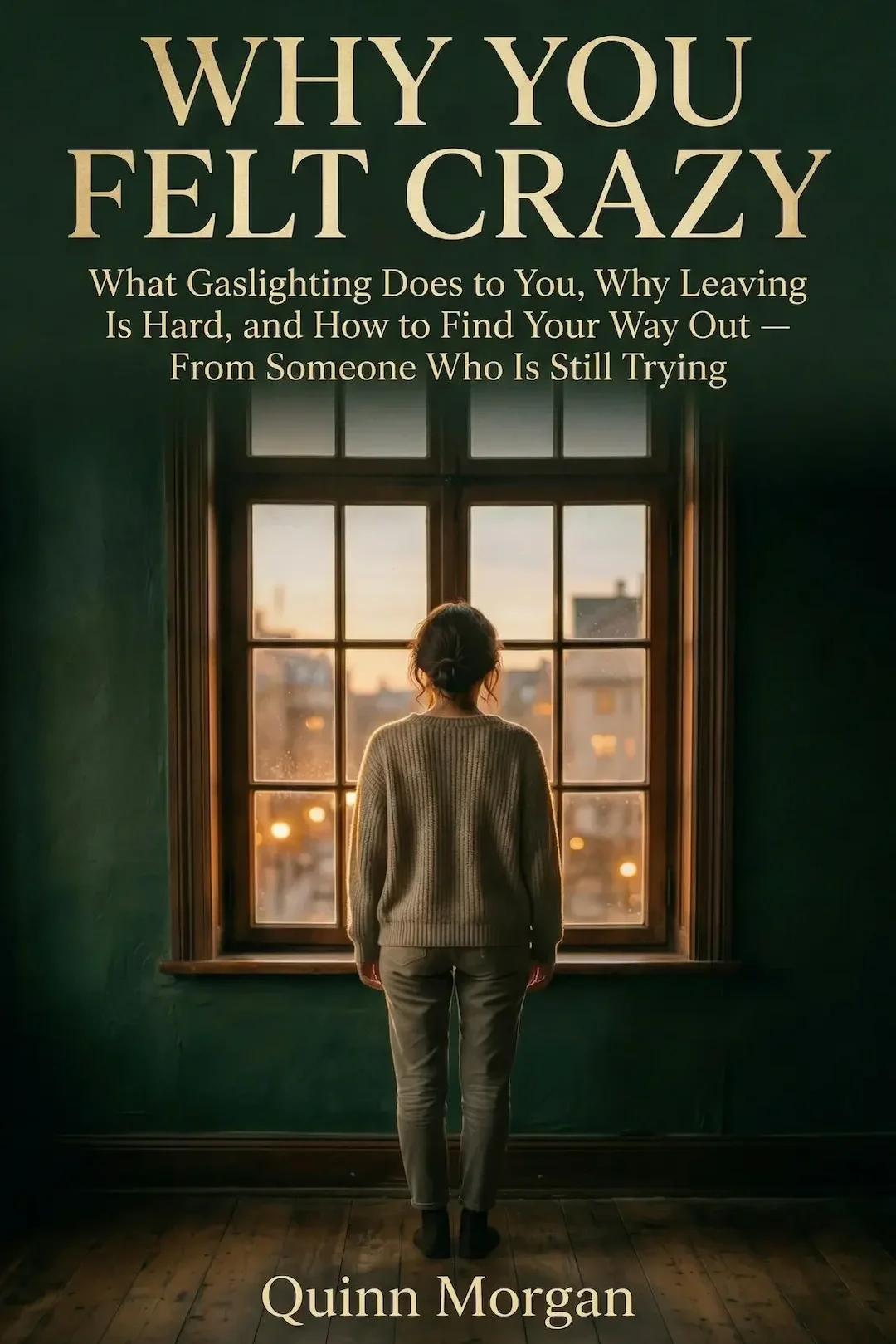 You're not crazy. You're just missing the words for what's been happening to you. Why You Felt Crazy was written from inside the experience — no clinical language, no distance.