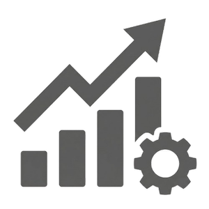 Scalable growth and efficiency icon
