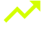A green upward trending arrow icon.