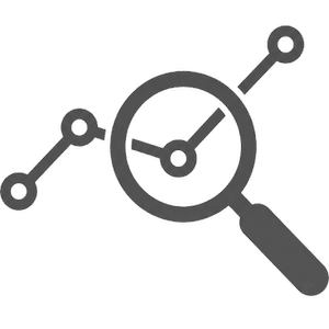 Data driven optimization and transparency icon