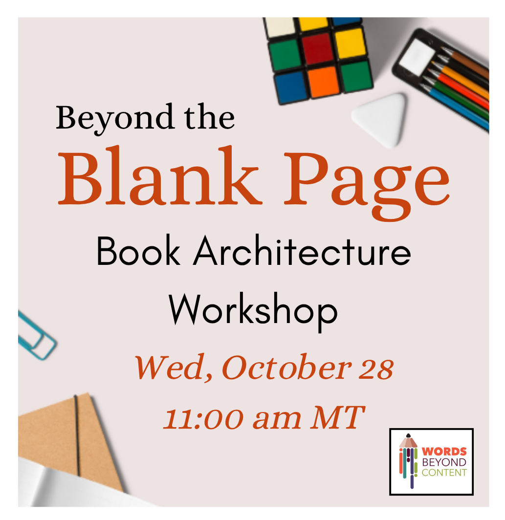 Beyond The Blank Page Book Architecture Workshop October 28