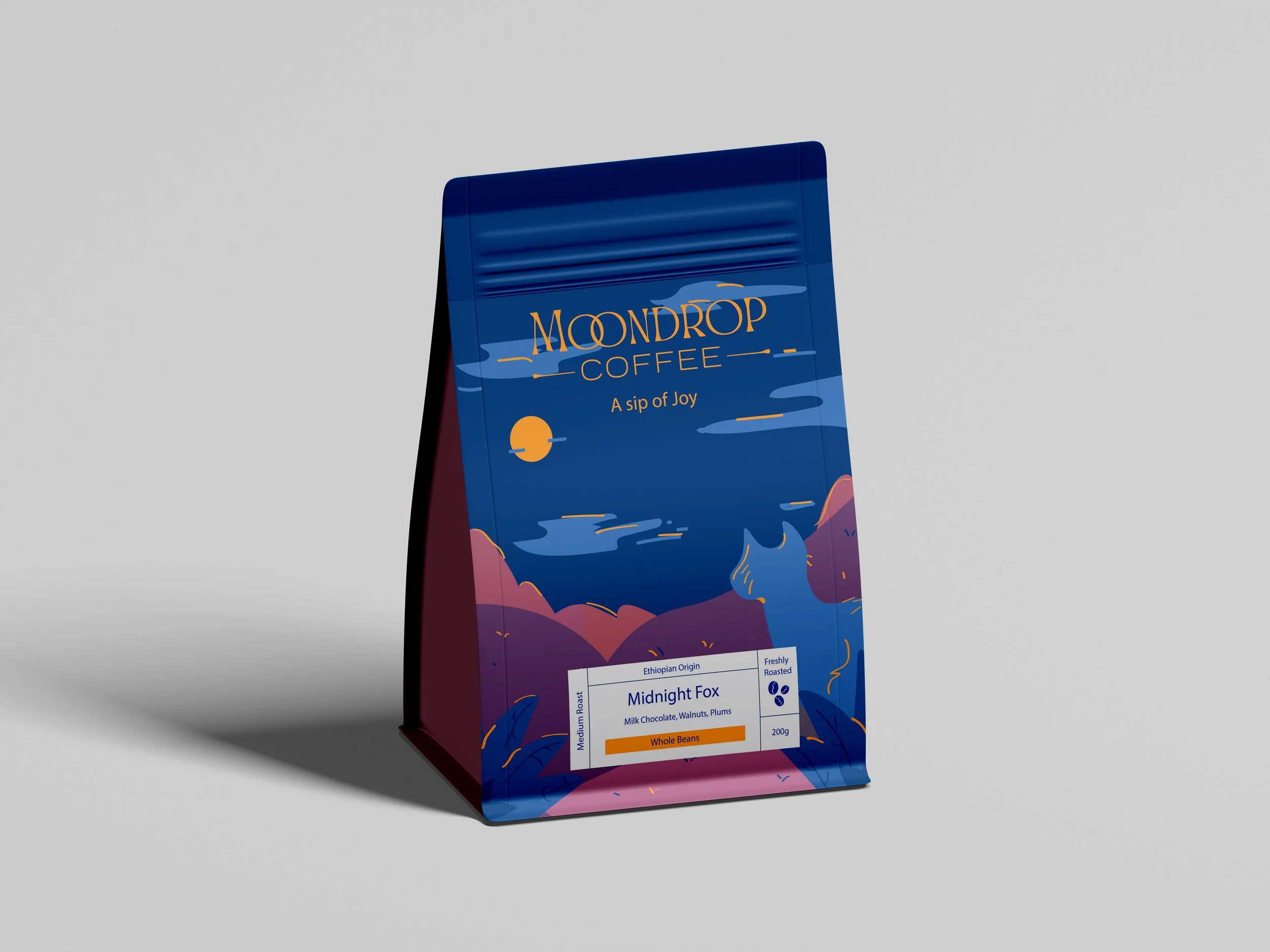 (MD COFFEE MOCKUP) This is a final project completed for a Color Theory class. For this project: students were tasked with creating a product design for a coffee brand using our knowledge on color theory, by incorporating different sets of colors. Th