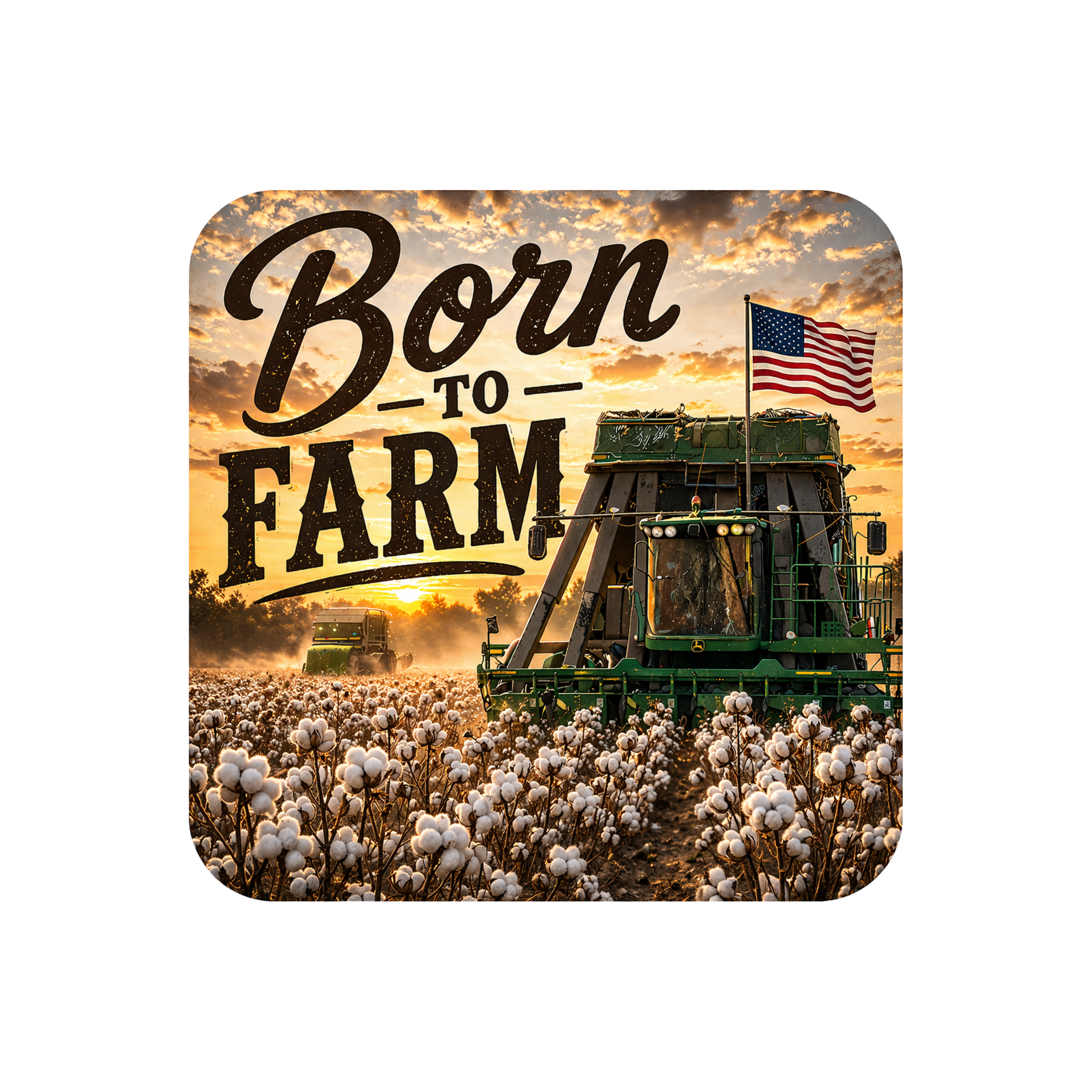 Born to Farm Sticker