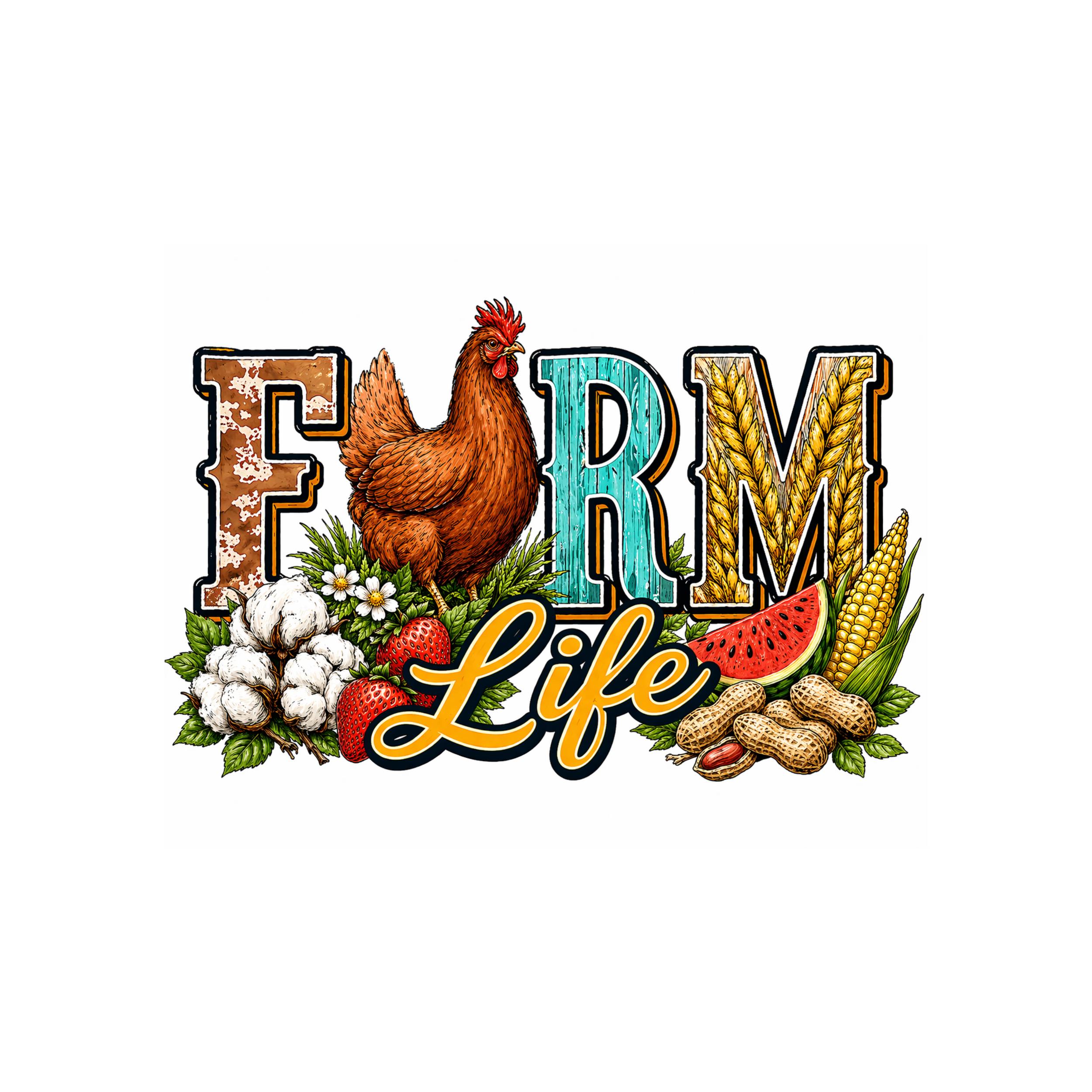 Farm Life Sticker