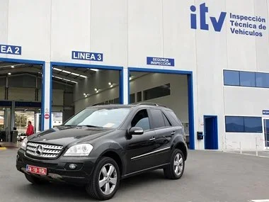 Mercedes ML320 CDI registered on temporary Belgian export plates passes ITV import test and will soon become a Spanish vehicle, just days after arriving in Spain. This is the second vehicle our customer had asked us to import / re-register on to Span
