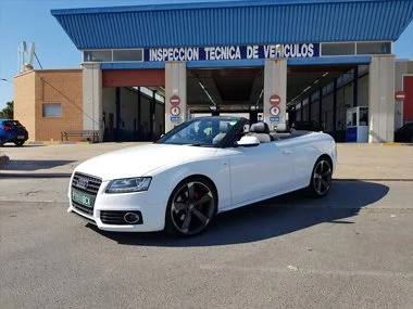 Audi A5 Convertible from Murcia region passes it's ITV test first time. We'd previously arranged temporary import plates for this vehicle as it's UK MOT and tax had both expired. This allowed our customer to drive his car legally on Spanish roads bef