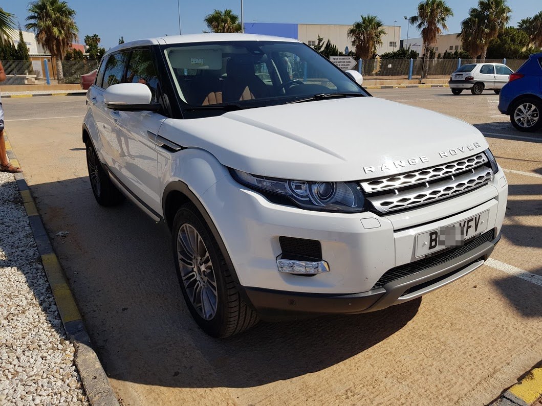 Range Rover Evoque without European Type Approval is about to have initial inspection / review from our homologations engineer at our ITV test centre. The vehicle later had a full Individual Homologation Test and is in the process of being imported o