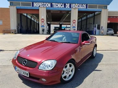 Immaculate Mercedes SLK230 passes ITV import test in Murcia, new headlights and fog light rewired for Spanish roads - July 2018