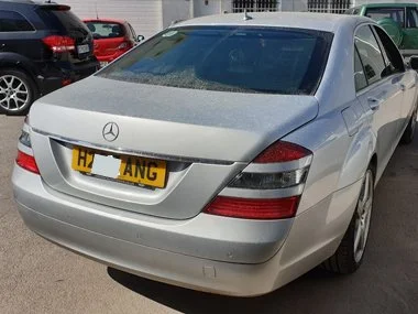 Mercedes S320-L Brabus Edition arrives at our workshop in Murcia to have an initial import check. Our customers will import this vehicle as part of a change of residency. We will have to realign headlights and re-wire the rear fog light - October 201