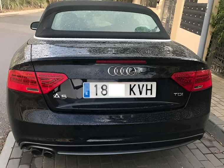 Audi A5 Cabrio on Spanish Plates