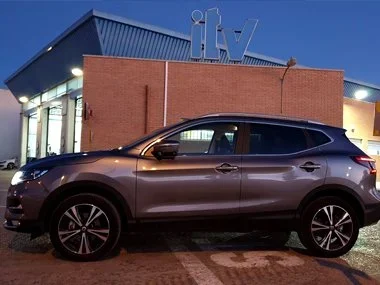 Nissan Qashqai has a very early start at ITV test centre in Murcia. This vehicle arrived at the test centre well before the 7am opening time to ensure the vehicle was returned to the customer as early in the day as possible as they were driving back 