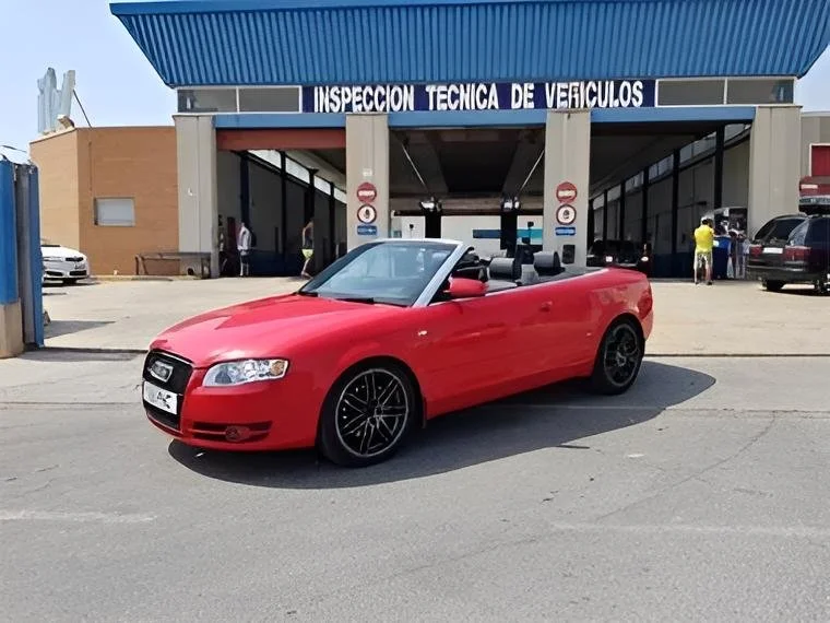Audi A4 Cabrio passing ITV test in Spain
