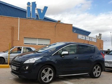 Peugeot 3008 waits in line to begin it's import test. This vehicle will undergo diagnostic testing via it's onboard diagnostic port as part of the new test procedures  introduced the previous month, but will pass without any issues. We realigned head