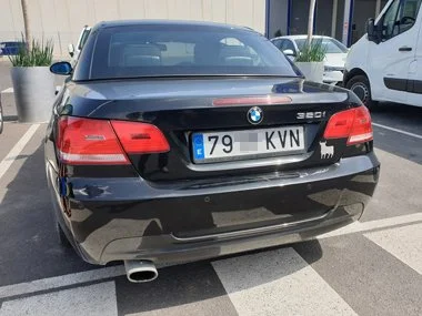 BMW 320i from Alicante region has new "KVN" plates fitted at ITV test centre in Murcia region. This car was previously registered in Ireland and had a mistake on the Irish vehicle documentation that we needed to correct prior to successful registrati