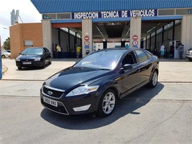 Ford Modeo from Malaga passes it's ITV import test in Murcia. We supplied and fitted headlights and carried out free pre-ITV import check prior to test  - July 2018.