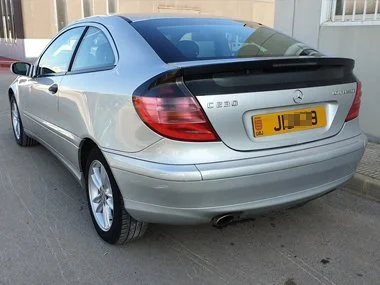 Jersey registered Mercedes C230 Kompressor freshly valeted with our compliments, waits for it's new Spanish registration plates to arrive. This vehicle was imported as a change of residency which has the benefit of saving one of the taxes payable dur