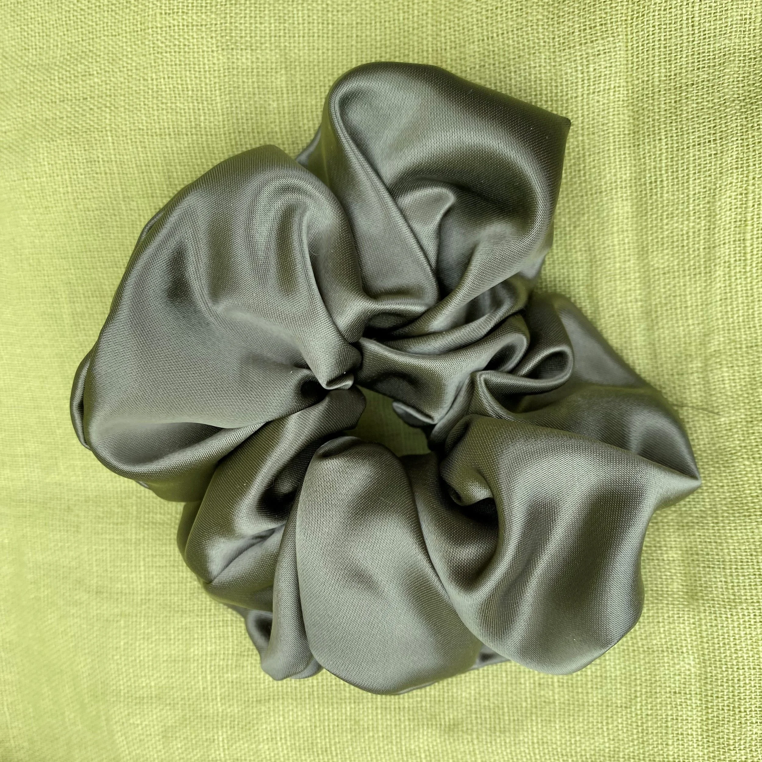 sage satin medium scrunchie.jpeg