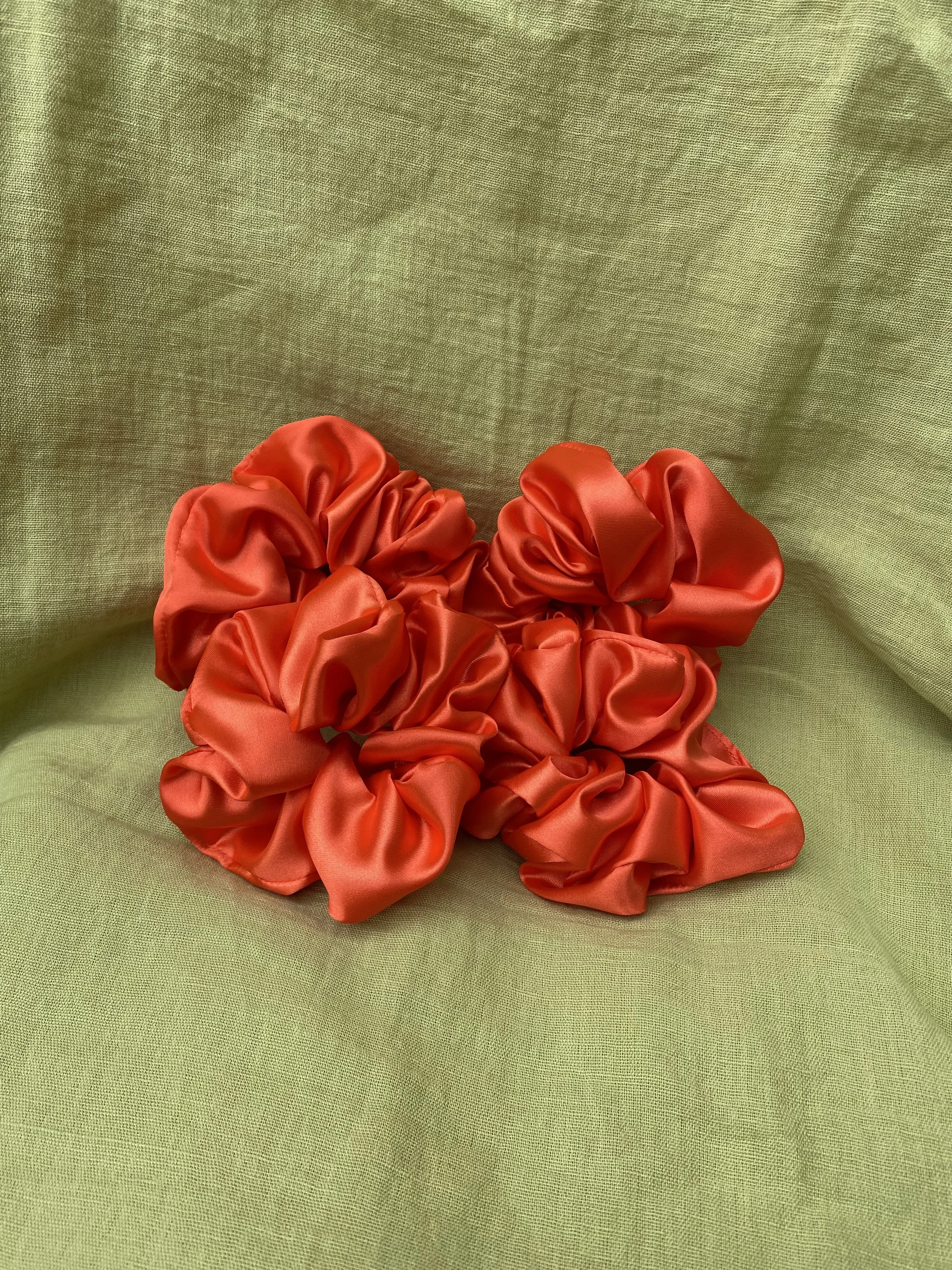 orange satin scrunchie group pic.jpeg
