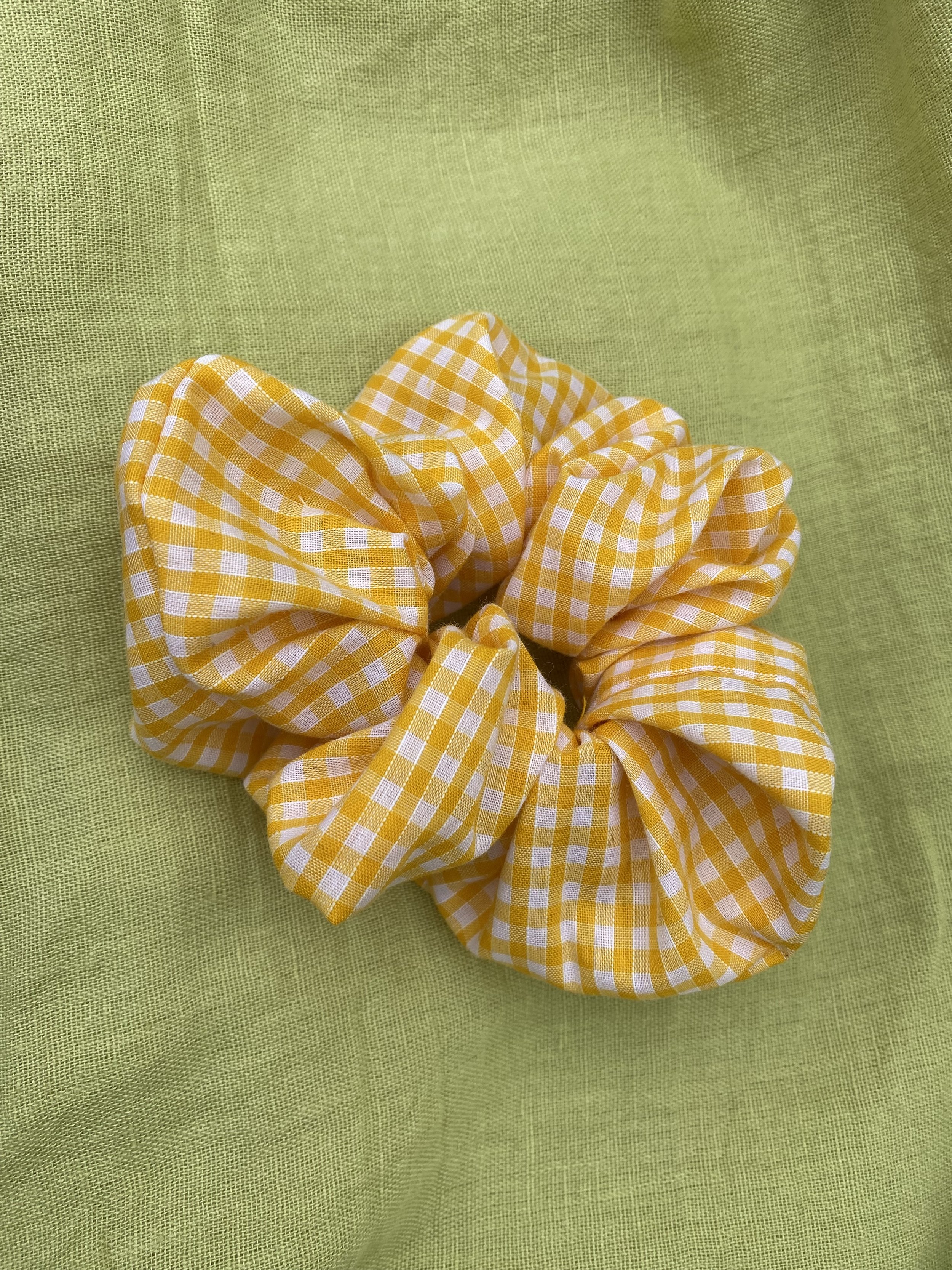 yellow gingham scrunchie.jpeg