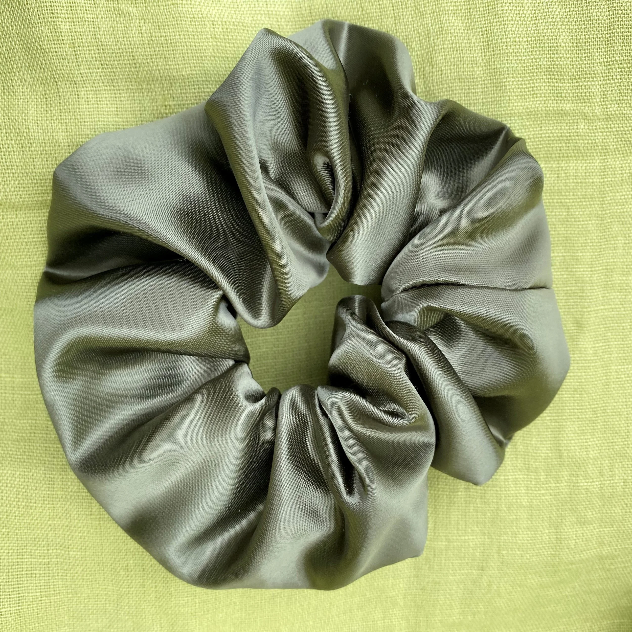 sage satin medium scrunchie 2.jpeg