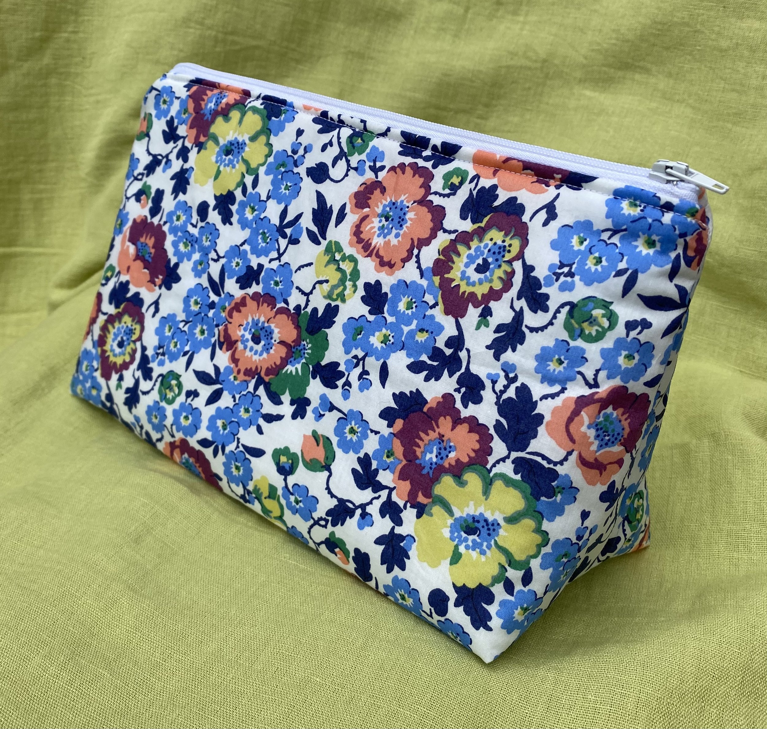 liberty blue floral fabric cosmetic toiletries bag 3.jpeg
