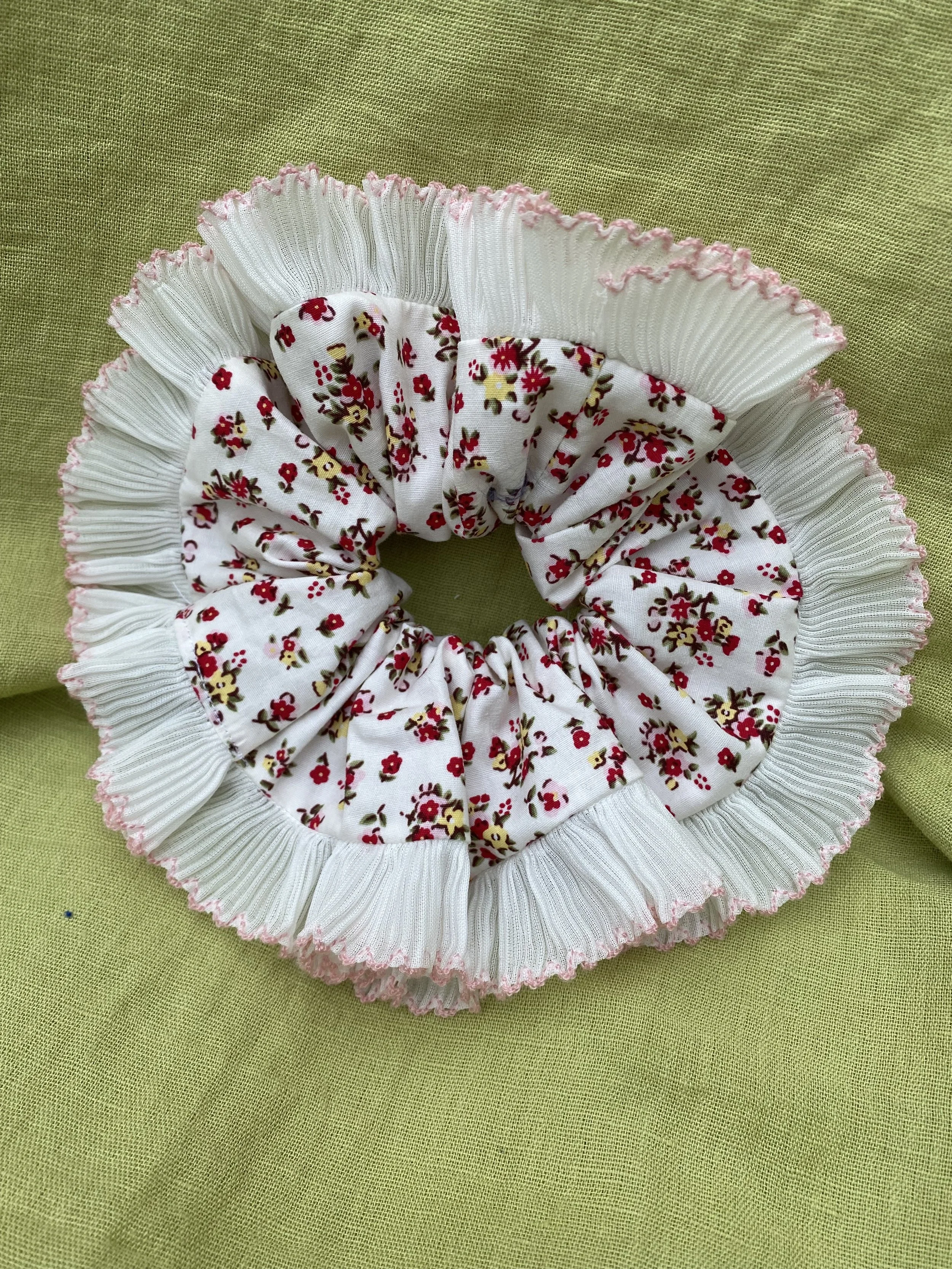 Floral Hair Scrunchie