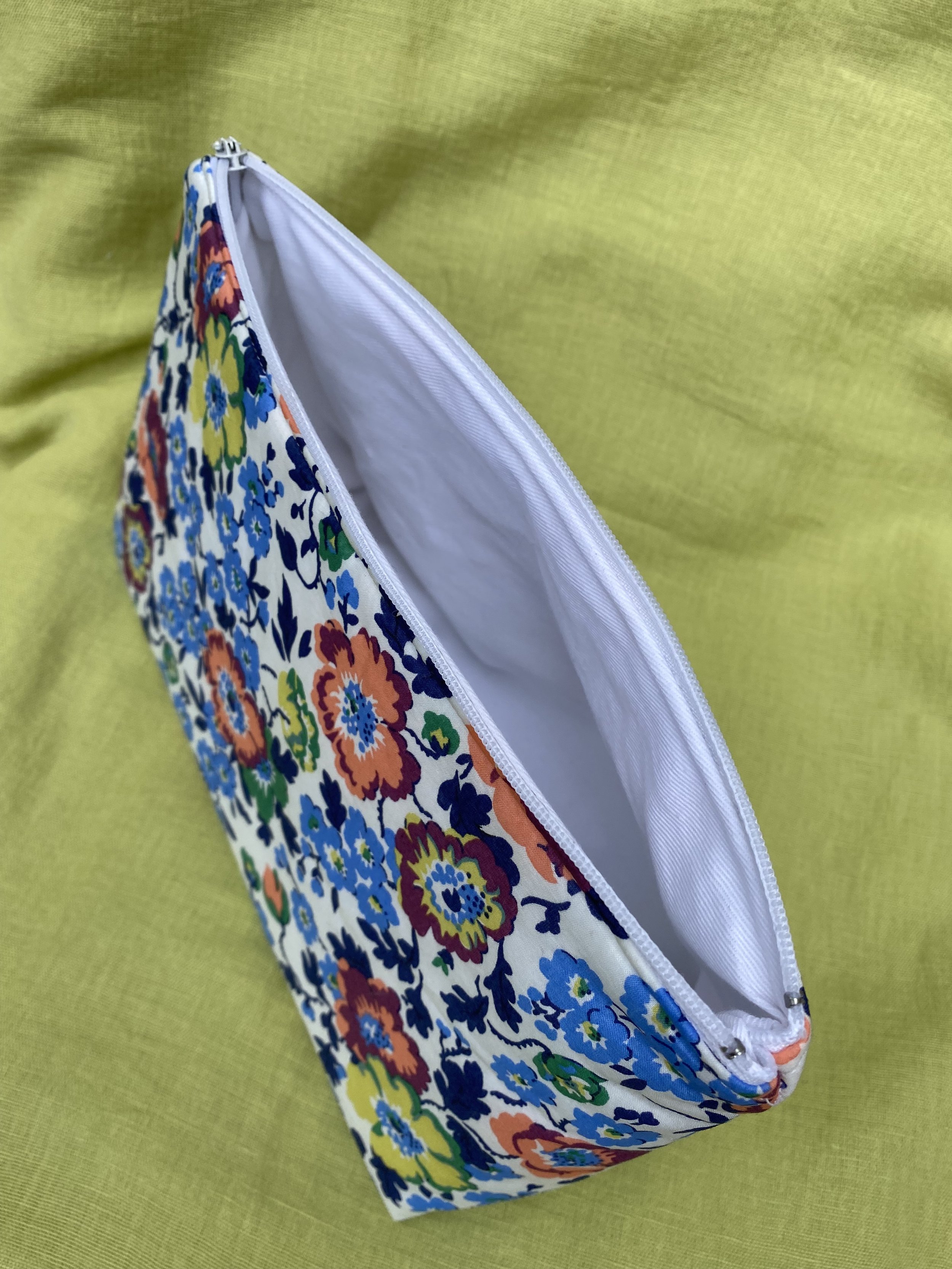 liberty blue floral fabric cosmetic toiletries bag inside view.jpeg