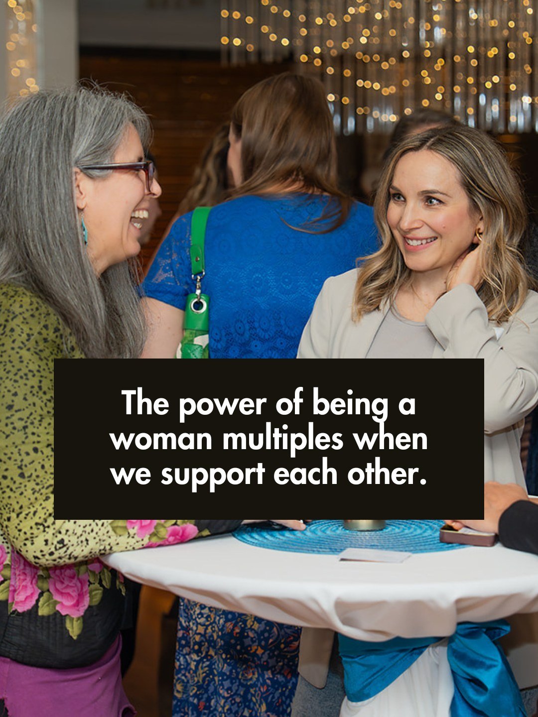 Women supporting women changes everything. 

You grow faster when you&rsquo;re in the right room with the right people.

 👉 Tag the women who have been part of your journey.